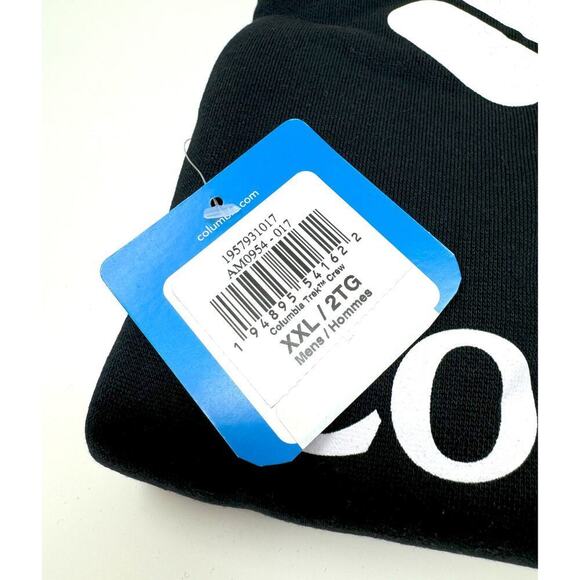 Columbia Men's Trek Crew, Black/CSC Stacked Logo, Size XXL - Picture 5 of 6